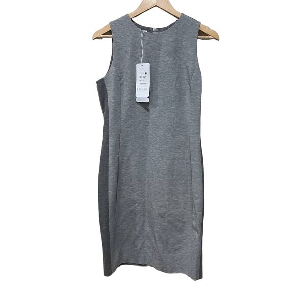 Escada Sport Two Tone Grey Sheath Dress US 6 New with Tags - Picture 4 of 13